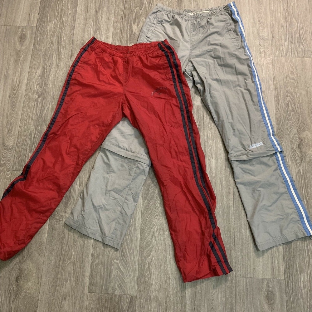 Lot Of 2 Aeropostale Nylon Swishy Track Pants